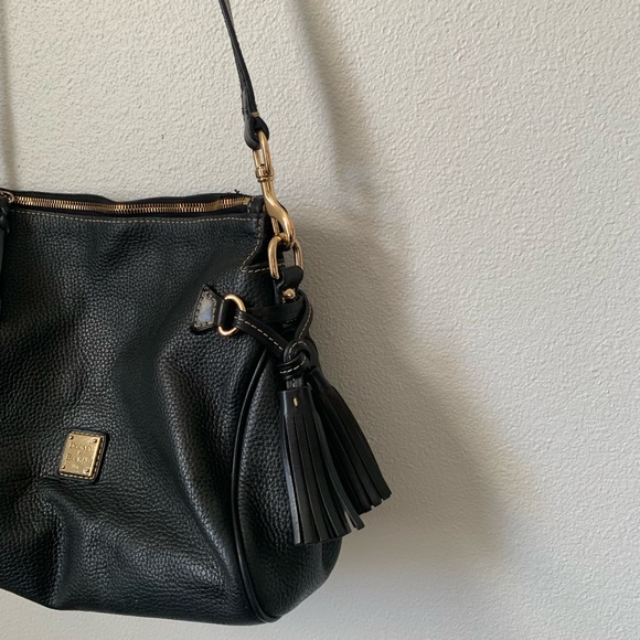 Dooney and Bourke Pebbled Leather Tassel Bag - Picture 16 of 16